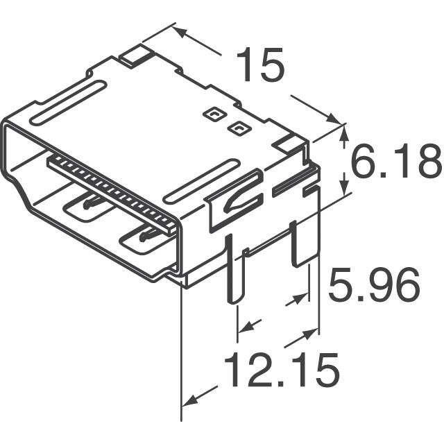 471510001 Molex  Gruppi di connettori USB DVI HDMI